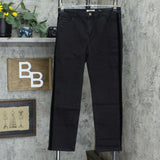 LOGO by Lori Goldstein Straight Leg Tuxedo Stripe Jeans