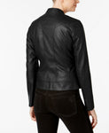 INC International Concepts Faux Leather Moto Jacket