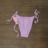 Xhilaration Juniors' Shirred Tie Side Bikini Bottom 76565378 Lavender Purple XS