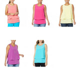 DG2 by Diane Gilman Women's Mixed Media Easy Tank Blouse