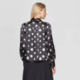 Who What Wear Women's Floral Print Long Sleeve Button-Down Shirt