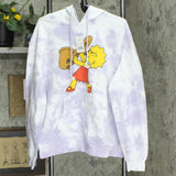 The Simpsons Women's Lisa Simpson Plus Size Saxophone Hooded Graphic Sweatshirt