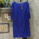 NWT Jessica Howard Womens Plus Size Lace Shift Dress. JH9W3415 22W
