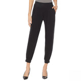 G by Giuliana Women's Luxe Knit Ankle Pants. 658852 Black Medium Tall