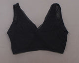 Rhonda Shear Plus Size Striped Mesh Leisure Bra With Removable Pads