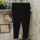 DG2 by Diane Gilman Women's Plus Size Slim Sleek Knit Denim Moto Jeggings