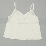A New Day Women's Satin Camisole Ivory Grey Medium