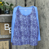 Denim & Co. Women's Slub Knit Cardigan With Attached Tank Top