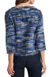 Vince Camuto Women's 3/4 Sleeve Eyelash Knit Sweater