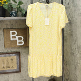A New Day Women's Short Sleeve Mini Ruffle Hem Dress