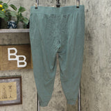 AnyBody Women's Petite Cozy Knit Side Ribbed Jogger Pants