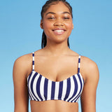 Shade & Shore Women's Light Ribbed Bralette Bikini Top