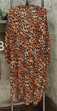 G by Giuliana Women's Printed Stretch Hacci Slub Knit Duster Cardigan
