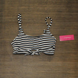 Xhilaration Juniors' Texture Front Tie Bralette Bikini Top AFJ86T