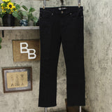 DG2 by Diane Gilman Classic Stretch Boot Cut Jeans Black 14