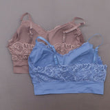 Rhonda Shear 2 Pack Lace Leisure Bras With Removable Pads
