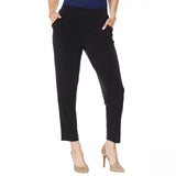 IMAN Women's Global Chic Knit Ankle Pants With Pockets