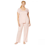 HUE Women's 2 Piece Sleep Well Set With Temp Tech