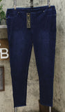 DG2 by Diane Gilman Women's Plus Size Stretch Twill Knit Pull-On Skinny Jeggings