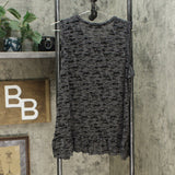 DG2 by Diane Gilman Women's Burnout Ruffle Tank Top Black XL