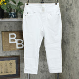 Belle by Kim Gravel Women's Flexibelle Pull-On Cuffed Jeans