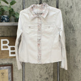 DG2 by Diane Gilman Women's Reversible Twill Denim Jacket