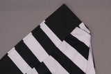 B_Envied Women's Medium Weight High Waisted Striped Pants