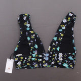 Shade & Shore Women's Floral Long Line Bralette Bikini Top
