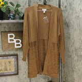 Denim & Co. Women's Plus Size Open Front Cable Detailed Cardigan Sweater