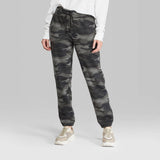 Wild Fable Camo Print High-Rise Vintage Jogger Sweatpants