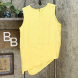 DG2 by Diane Gilman Women's Asymmetric Sleeveless Blouse