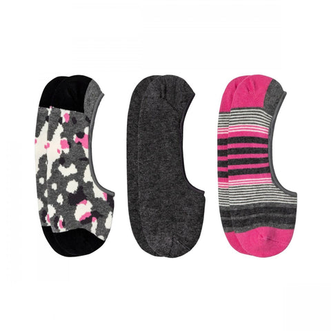 NWT A New Day Women's Animal Print And Stripe 3pk Liner Sock. ILNA5208 4-10