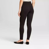 A New Day Women's High Waist Ponte Leggings Black Large