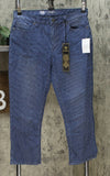DG2 by Diane Gilman Women's Petite Classic Stretch Pinstripe Crop Jeans