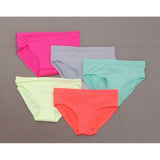 All In Motion Girls' 5 Pairs Microfiber Hipster Briefs