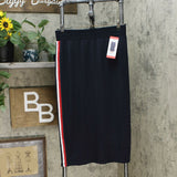 Tommy Hilfiger Women's Side Stripe French Terry Midi Skirt