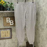 AnyBody Women's Tall Side Ribbed Cozy Knit Jogger Pants