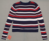 Mossimo Women's Striped Wide Rib Thermal Pullover Sweater