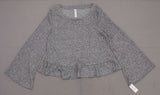 Gilligan & O'Malley Women's Cozy Ruffle Bell Sleeve Sleep Shirt Tunics