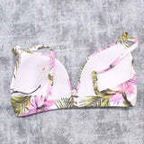 Shade & Shore Women's Lightly Lined Textured Bikini Top