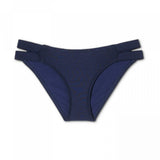 Kona Sol Women's Ribbed Double Tab Hipster Bikini Bottom