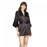 Auden Women's Robe With Lace Detail