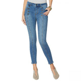 G by Giuliana Women's G-Sculpt Skinny Ankle Jeans With Buttons