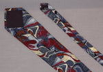 Unbranded Sandwashed Silk US Made Patterned 60" Necktie Vintage Tie
