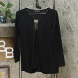 DG2 by Diane Gilman Women's Twist Front Knotted Knit Top