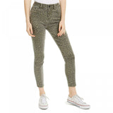 Indigo Rein Women's Leopard Print Cropped Skinny Jeans
