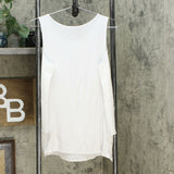 DG2 by Diane Gilman Women's Crepe Tank Top with Knit Back