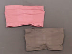 Rhonda Shear LOT OF 2 Underwire Bandeau Bra Removable Pads Mocha/ Pink Small