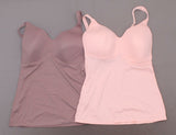 Rhonda Shear Plus Size 2 Pack Everyday Molded Cup Camisoles