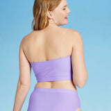 Xhilaration Women's Tube Bandeau Bikini Top Lilac Medium